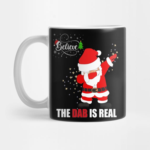 Dabbing Santa, Christmas, Merry Christmas, Believe The Dab Is Real, Happy Holiday, Gift For Kids, Gifts For Children by DESIGN SPOTLIGHT